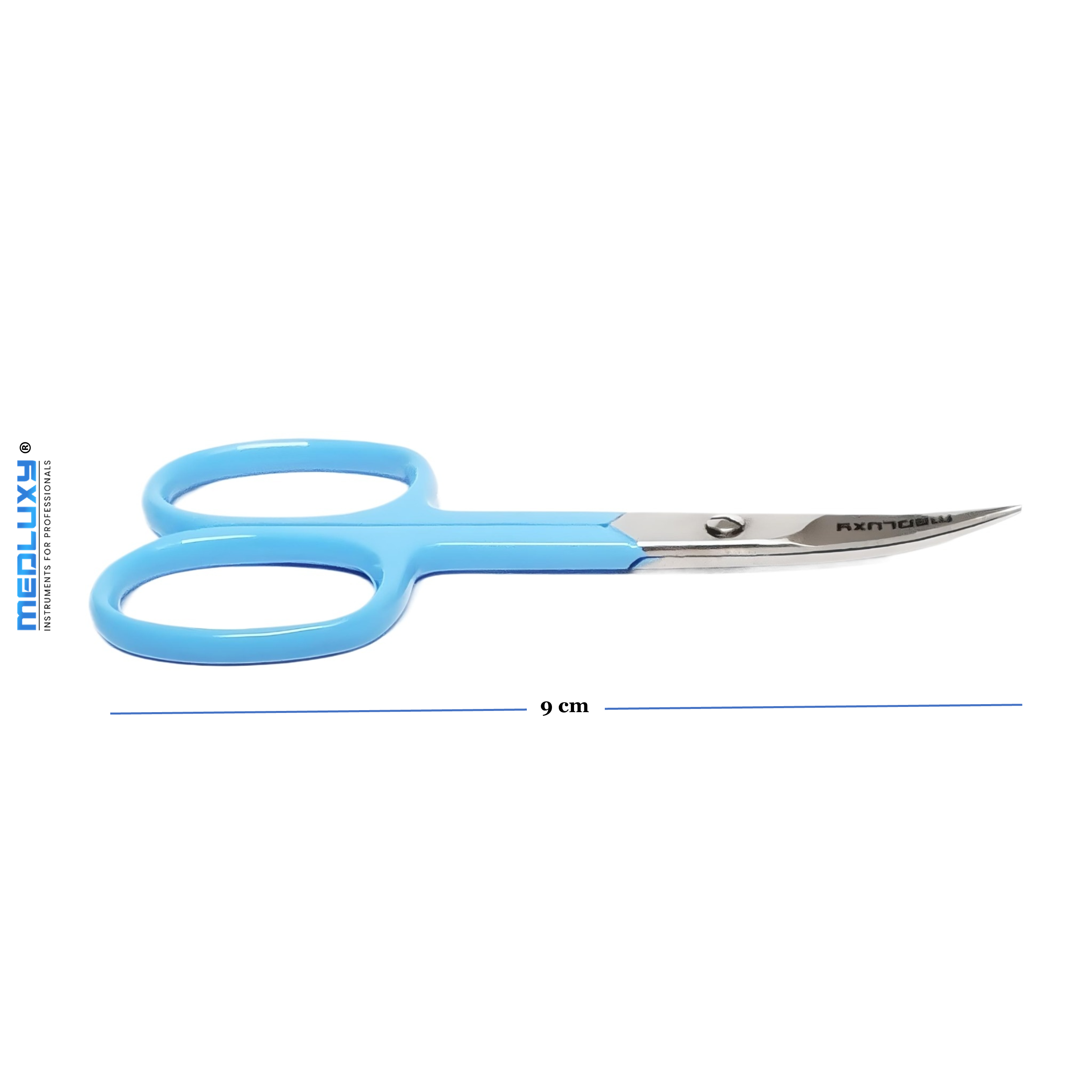 Medluxy - Nagelschaar - 9 cm - Gebogen - Blauw